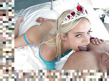 Throat fucking hot blonde Khloe Kapri