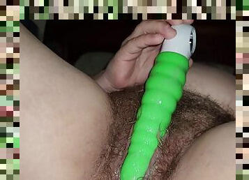 Toying my pussy to creamy perfection