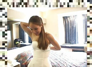 Home video of a bride getting slammed hard on her wedding day