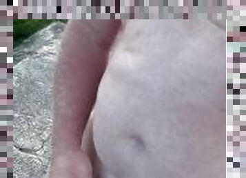 mastubasi, umum, muncrat, amatir, cumshot-keluarnya-sperma, handjob-seks-dengan-tangan-wanita-pada-penis-laki-laki, pantai, seorang-diri, suami-yang-istrinya-tidak-setia