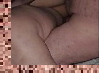 amatör, creampie, bbw, knubbig, bedragen, hotell