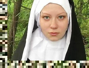 NUN BLOWJOB IN THE FOREST