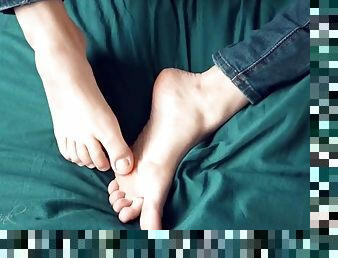 Simple foot tease