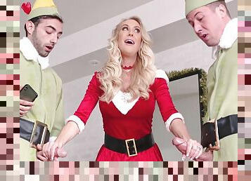 Seductive broads share the best Christmas special in filthy group scenes