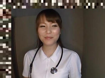 Asian Amateur Nurse Gives The Sexiest Titjob And Blowjob