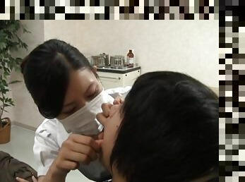 Ria Mikotori the Japanese dentist in 69 position