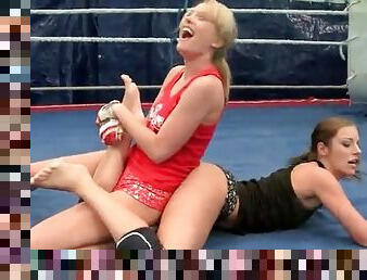 Wrestling ladies are sexy in the ring