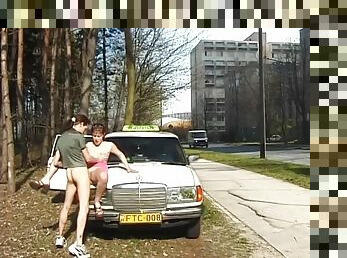 taxi driver break for anal fuck