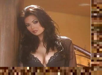 Pornstar Tera Patrick Playing With Herself in Black Underwear