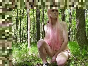 I was caught masturbating in the woods