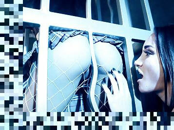 Cages and dungeons for lesbians Veronica Rodriguez and Gabriella Paltrova