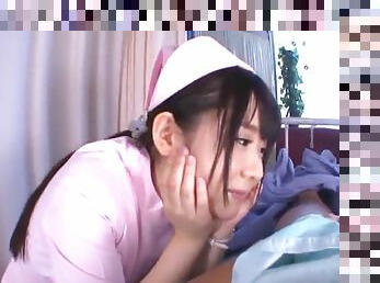 Naughty Japanese Nurse Gives Head And Gets Nailed Hard POV
