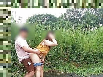 Viral Pinay, risky outdoor Nagpasama lang ako maglakad lakad, blowjob ko then nagpakantot na rin ako