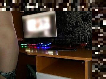 Slender schoolboy ends several times on porn