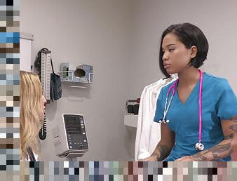 Lesbian sex in the hospital - Honey Gold and Kleio Valentien