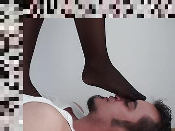 nylon foot trample thai