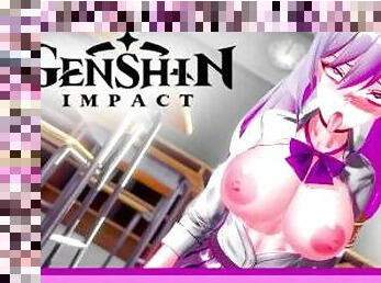 Genshin Impact - Keqing at school