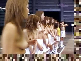 Crazy Public Japanese Group Sex During Sports Game