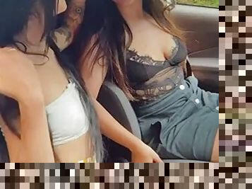 Latinos get horny in the car