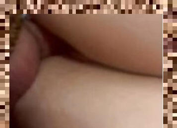Sexy ass milf with pierced pussy takes big white cock