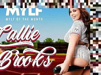 MYLF Of The Month - Callie Brooks Provides A Sneak Peek Into Her Sex Life And Rides A Lucky Cock