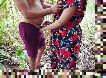 ????? ?? ??? ???????? ?? ?????? Sri Lankan Hot Aunty need Outdoor sex Fuck Cutting Woods in Jungle