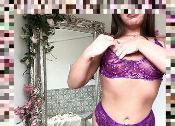 See through lingerie try on on tour