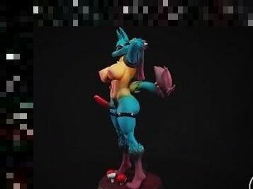 pokemon Lucario Futa resine figura