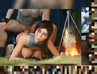 Lara Croft does Anal Doggystyle