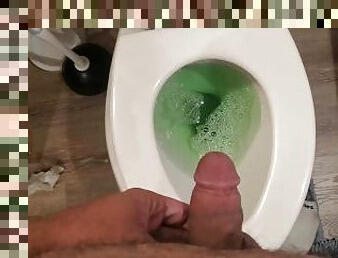 Small dick piss before shower video