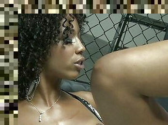 Busty brunette misty stone gets fucked in the battle bang ring