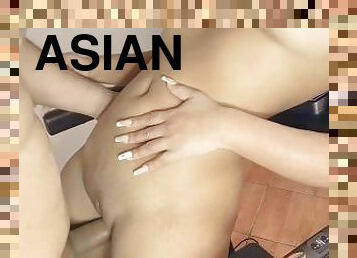 asiatisk, röv, storatuttar, anal, avsugning, latinska, sprut, tuttar, fetisch, gym