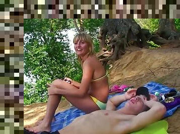 Student sex friends at a picnic - Part 4