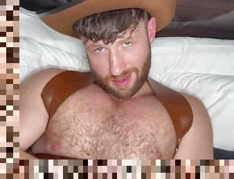 MENPOV Hairy Cowboy Hunk Rides A Hard Cock On Halloween