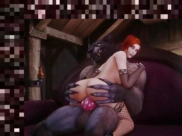 Busty Assumi Loves Big Werewolf Dick -  Noname55 Comp