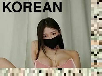 Good-looking Korean female anchor masturbates Korean+BJ live broadcast, ass, stockings, doggy style, Internet celebrity, oral sex, goddess, black s...