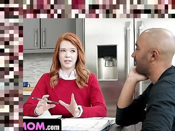 AnalMom - Curvy Ginger Slut Ariel Darling Allows Horny Student To Drill Her Big Bubble Butt