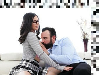 Tattooed teacher enjoys while fucking hot ass Jasmine Wilde