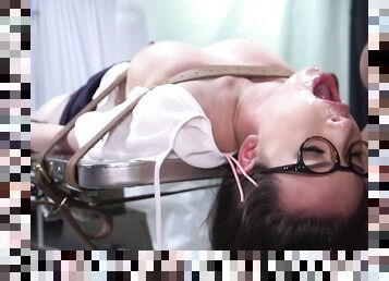 Patiend with a massive pecker ties up his doctor Casey Calvert