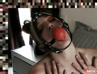 BDSM solo of kinky spic teen
