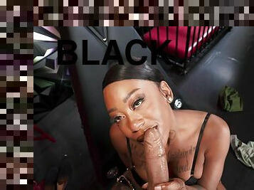 Curvy black slut Baby Gemini shagged in various positions