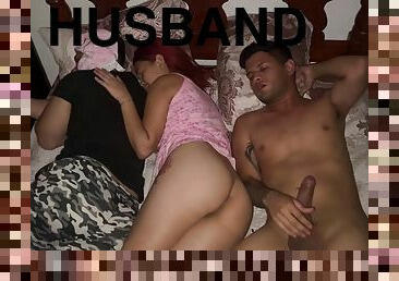 Dancing with my husbands best friend and he starts rubbing his cock in my ass NTR in front of my husband