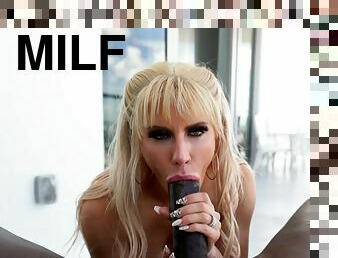 Fine blonde worships BBC like a whore in extreme XXX