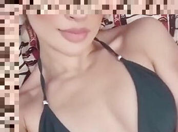 Sunbathing sunglasses redhairedgirl latinabody