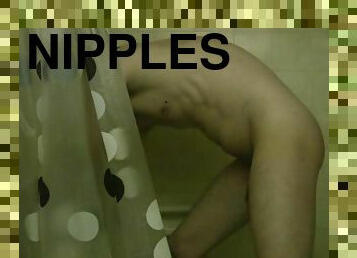 Big Bust shower 18-years-old GF teases the camera