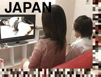 Japanese Mother And Stepson Watching Porn Temptation Pt 3 from Spikespen