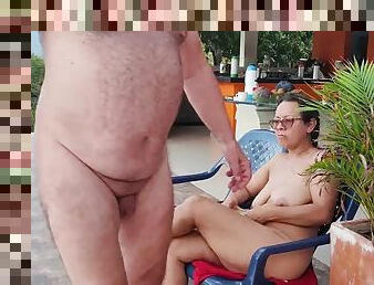 HOT SEX IN THE NUDIST CAMP WITH ADAMANDEVE AND LUPO