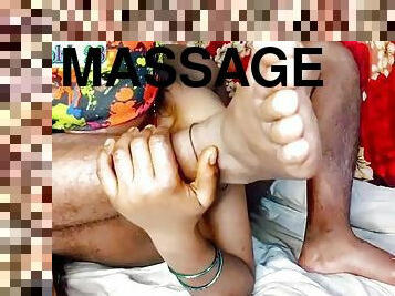 Part 2 I got my brother-in-law massaged by speaking My brother-in-law took advantage of the massage and kissed me in the ass and pussy in the broth...