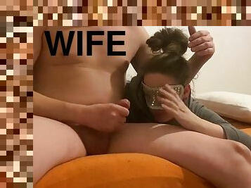 I jerk off in front of my wife