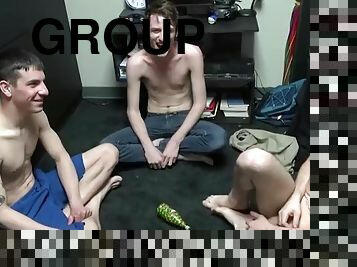 A Group Of Twinks Start A Sex Game  The Loser For Will Enjoy All The Cocks Around Him - REALITY DUDES